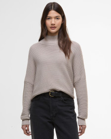 Kaia Funnel-Neck Jumper Oat