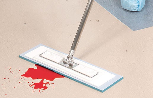 Wet Mop Pad Contec® Premira® High Sorbency White Microfiber Disposable