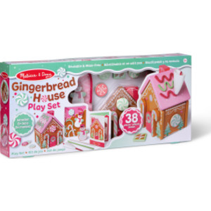 Juego de casa de pan de jengibre de madera, rosa