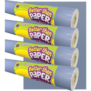 Better Than Paper® Bulletin Board Roll, 4' x 12', Aegean Blue, 4 Rolls