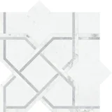 Waterjet Stone Mosaics Dove 10×10 Madina Mosaic Honed
