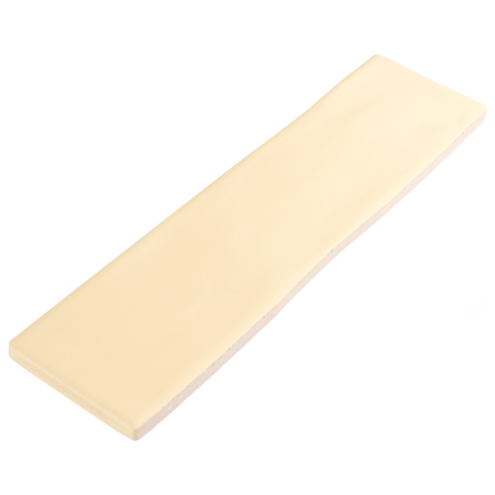 Chalk Ocre 3 in. x 11-3/4 in. Ceramic Wall Tile
