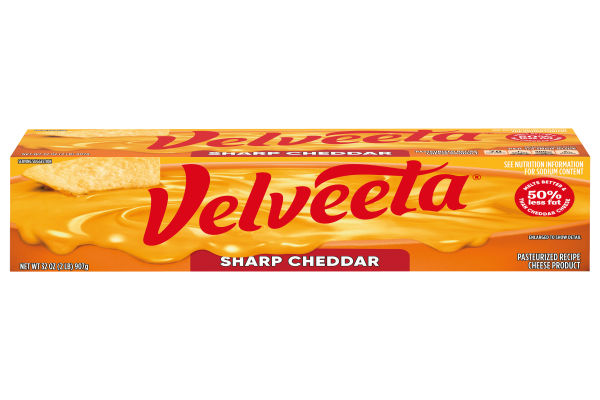 Velveeta Sharp Cheddar Cheese, 32 Oz Block - My Food And Family