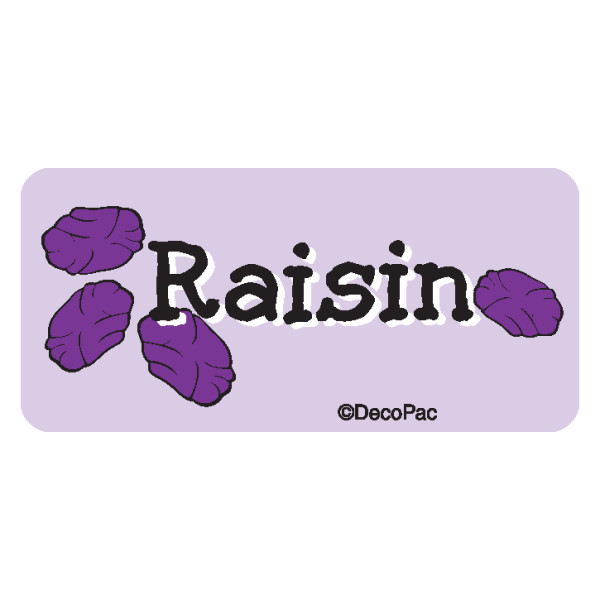 Raisin Promotional Label