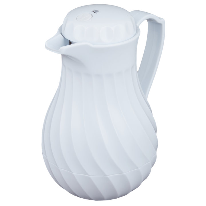 20-ounce Tilt & Pour® Swirlserve® hot-n-cold insulated beverage server in white