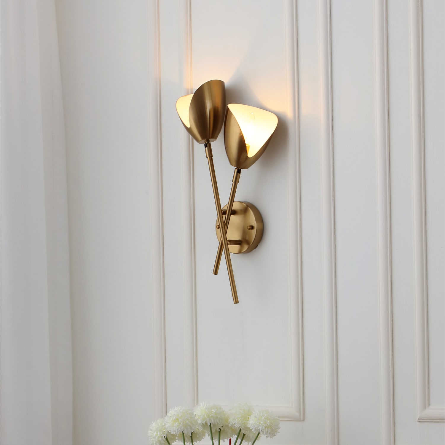 Splay 2 Light Wall Sconce — installation 1