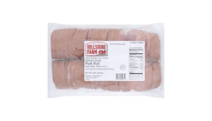 Hillshire Farm® Smoked Fully Cooked Sliced Canadian Brand Pork Roll_image_3