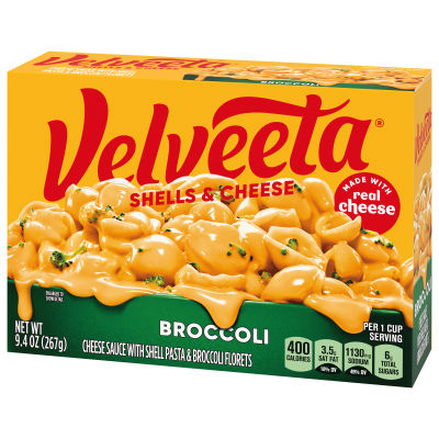 Velveeta Broccoli Shells & Cheese, 9.4 oz Box