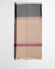 Saffron Tartan Lambswool Scarf 