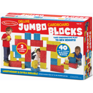 Deluxe Jumbo Cardboard Blocks - 40 Pieces