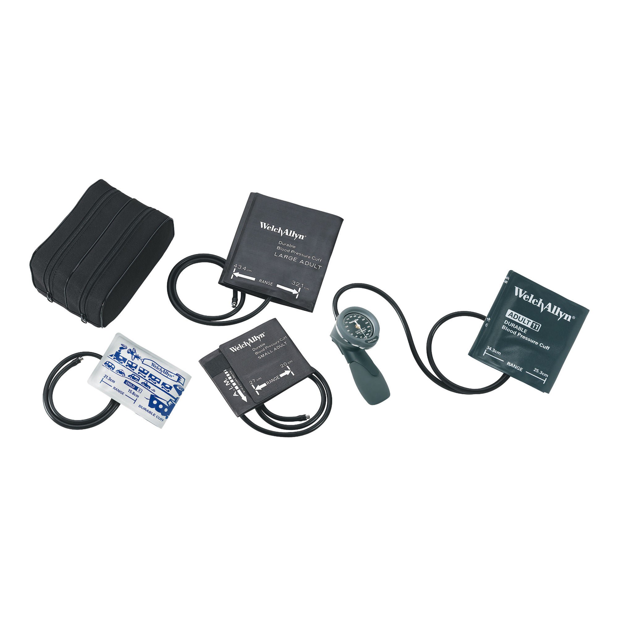 Aneroid Sphygmomanometer Unit Ds66 Trigger Aneroid Gold Series Multiple Sizes Arm Nylon Cuff Various Palm Aneroid