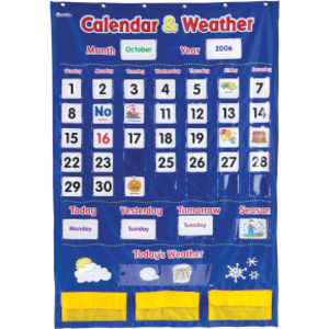 Calendar and Weather Pocket Chart