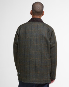 Bedale Check Wool Jacket Brown