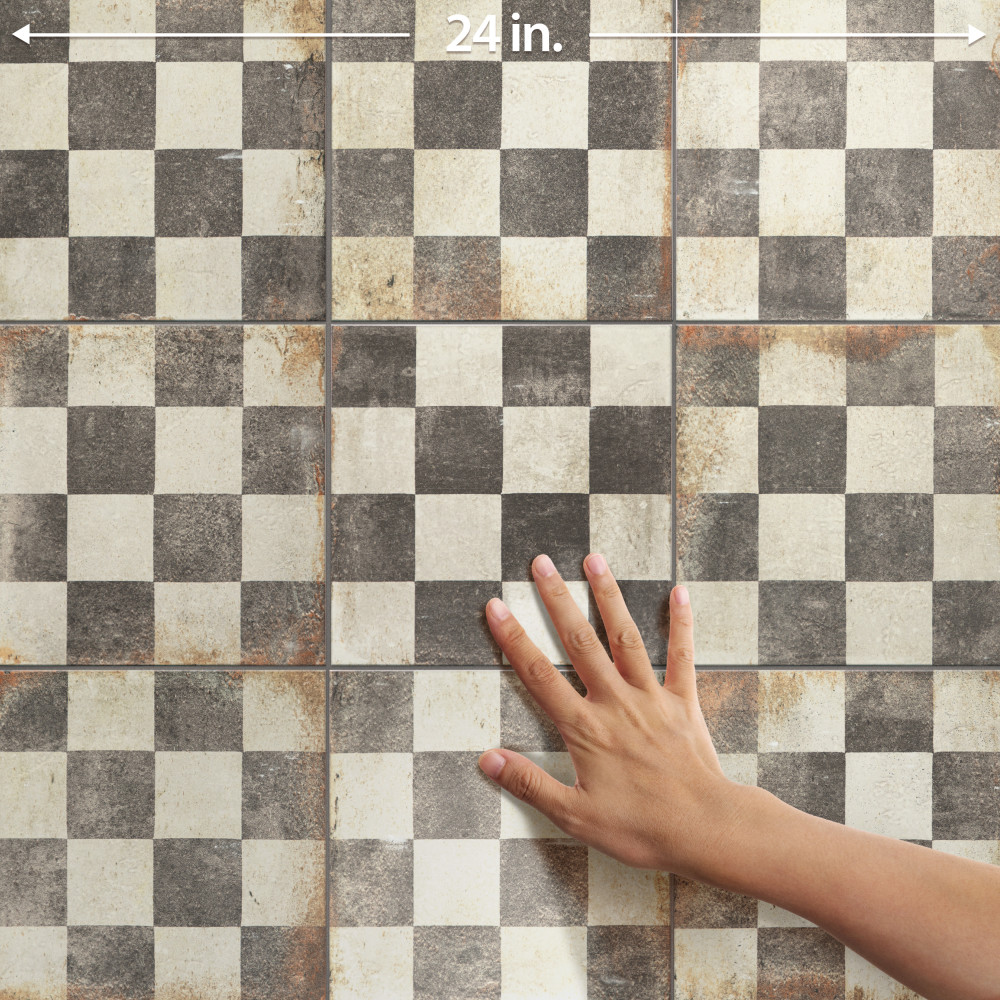 Sample – D’Anticatto Decor Quadrati Porcelain Floor and Wall Tile