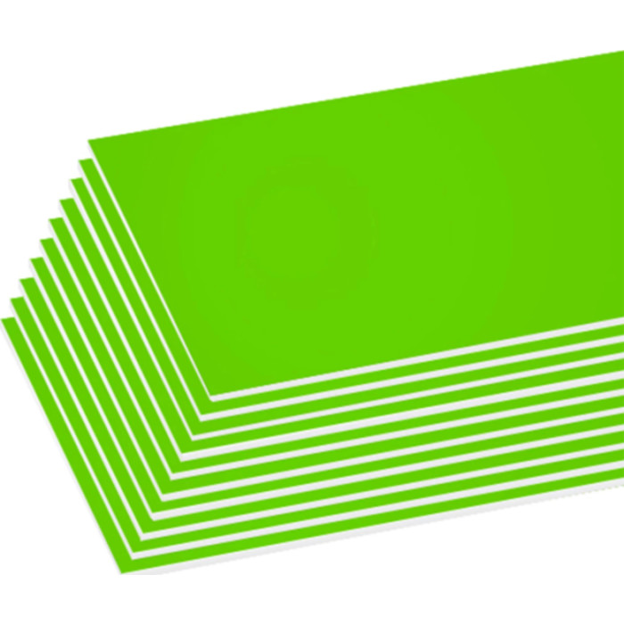 Foam Board, Fluorescent Green, Single