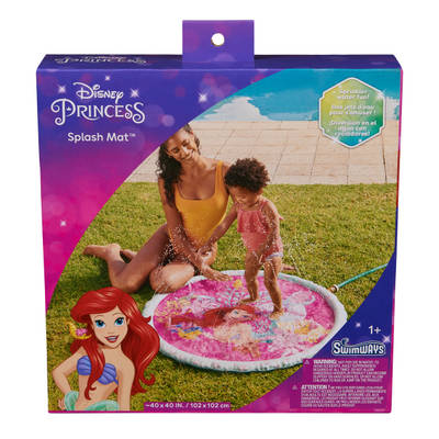 Swimways The Little Mermaid Splash Mat, Kids Splash Pad, Outdoor Toys, Disney Party Supplies and Water Toys for Kids Ages 1 & Up
