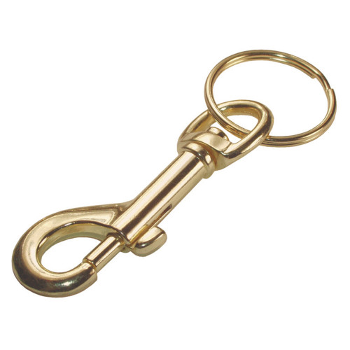 Brass Snap Hook with Ring
