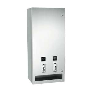 ASI100864F, American Specialties Inc, Surface-Mounted Napkin/Tampon Vendor, Free Operation, Stainless Steel