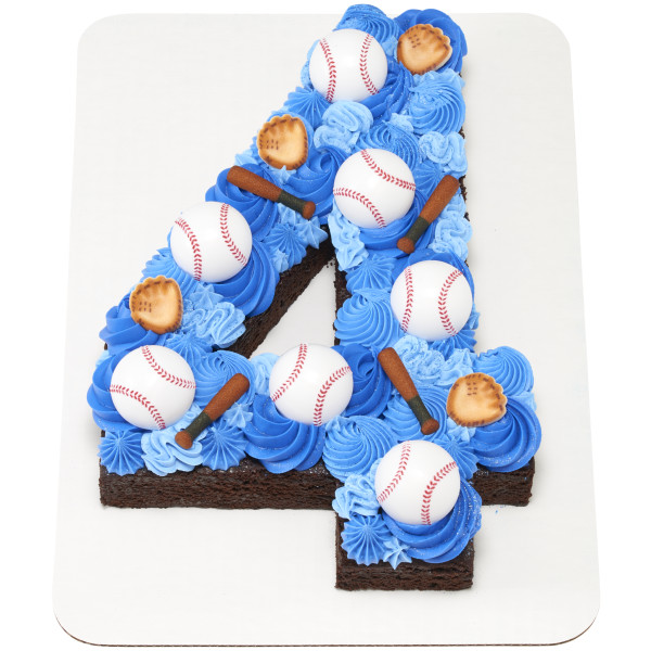 3D Baseball Cupcake Rings