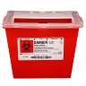 Impact, 2 gal, Red, Sharps Container
