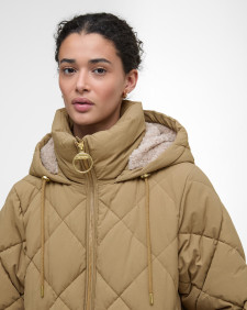 Jacke Kirkton Longline Puffer Military Brown/Ancient