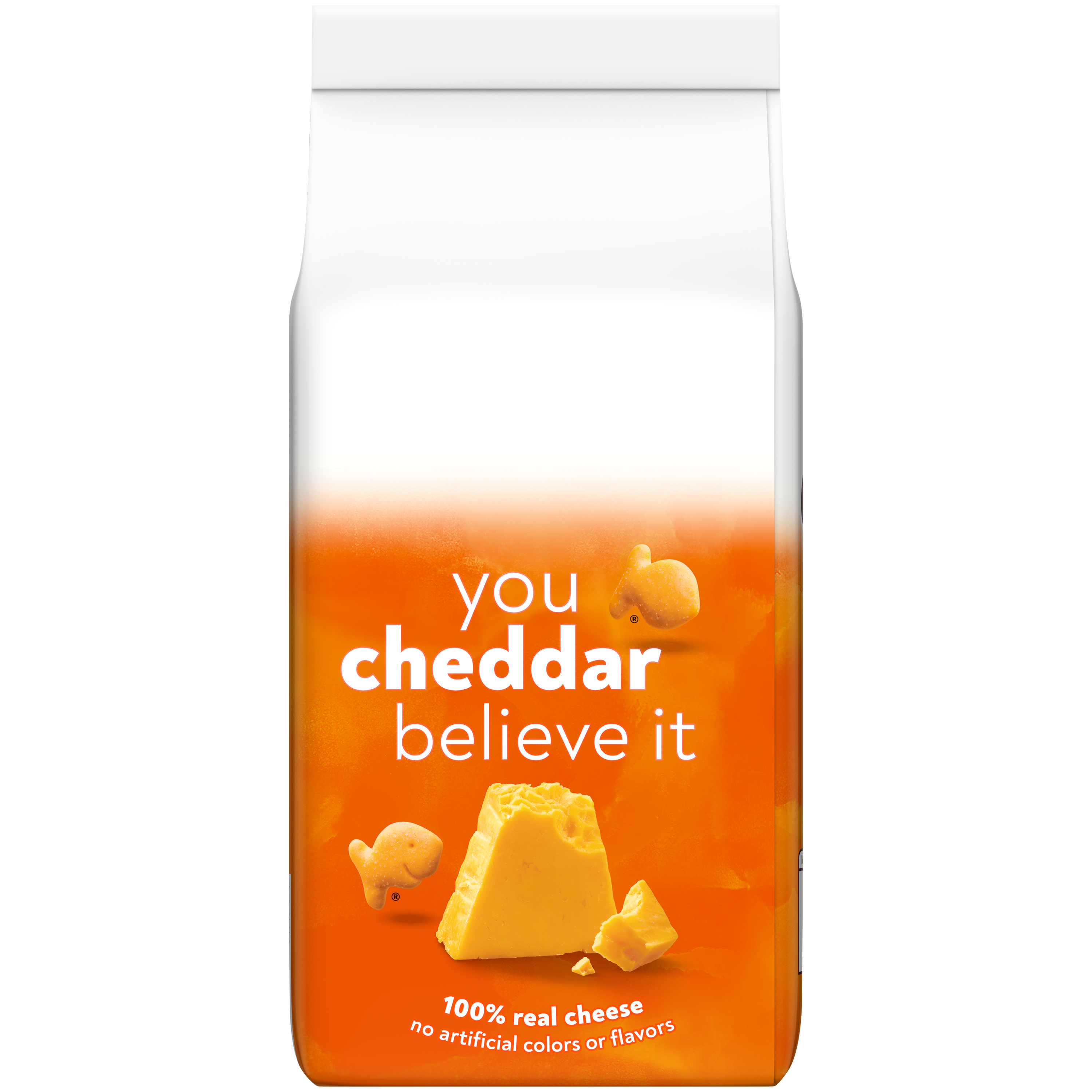 Goldfish® Cheddar Baked Snack Crackers, 6.6 oz, bag - Back Image