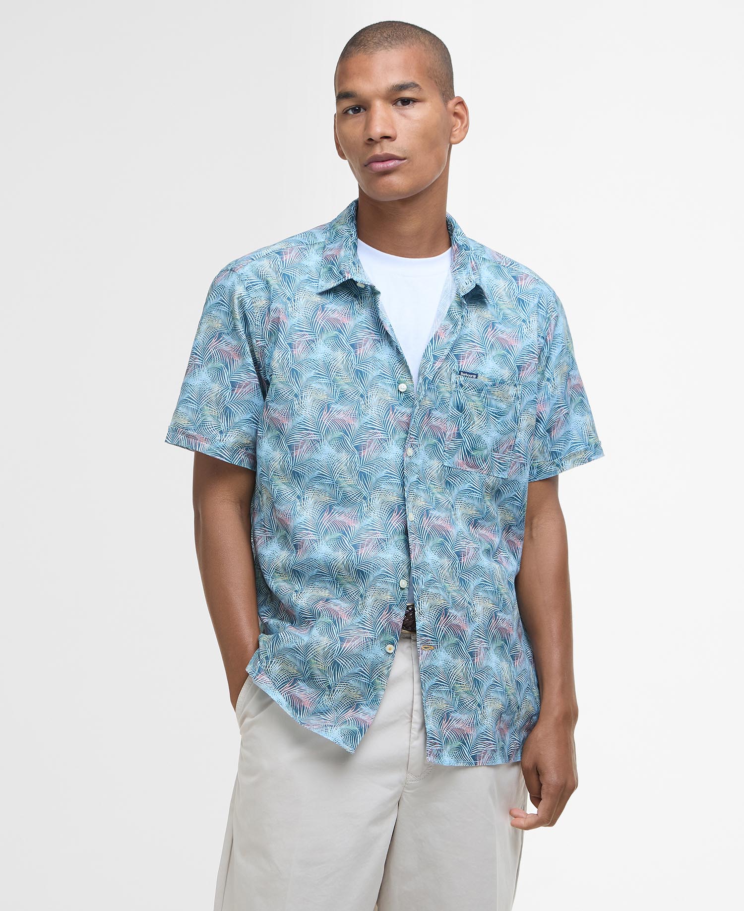 Hemd Devon Printed Short-Sleeved Regular image number 0