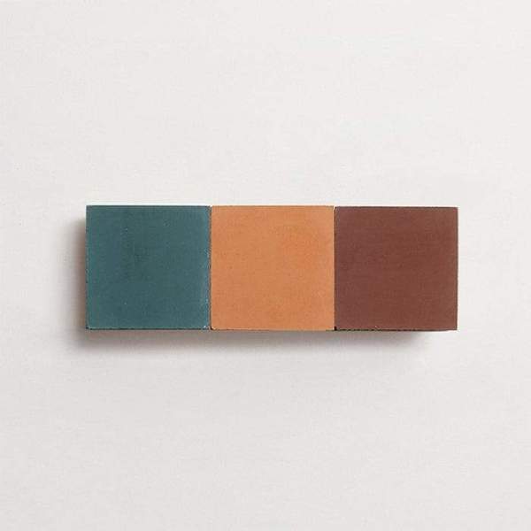 cement: mythology checkerboard | flanders | grande | matte | trio | forest, chestnut + ale | sample 