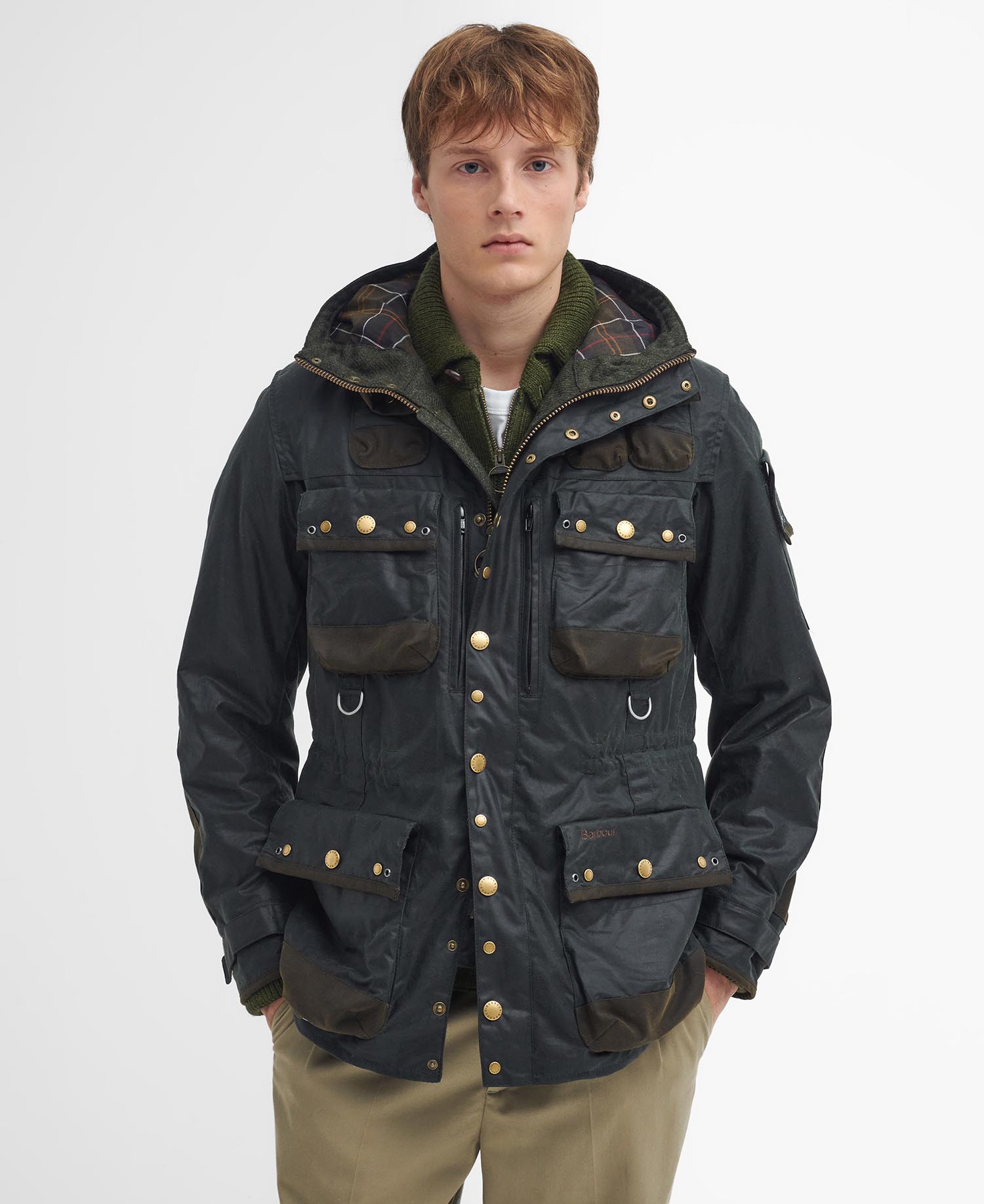 Barbour x TO KI TO Wachsjacke Military image number 0