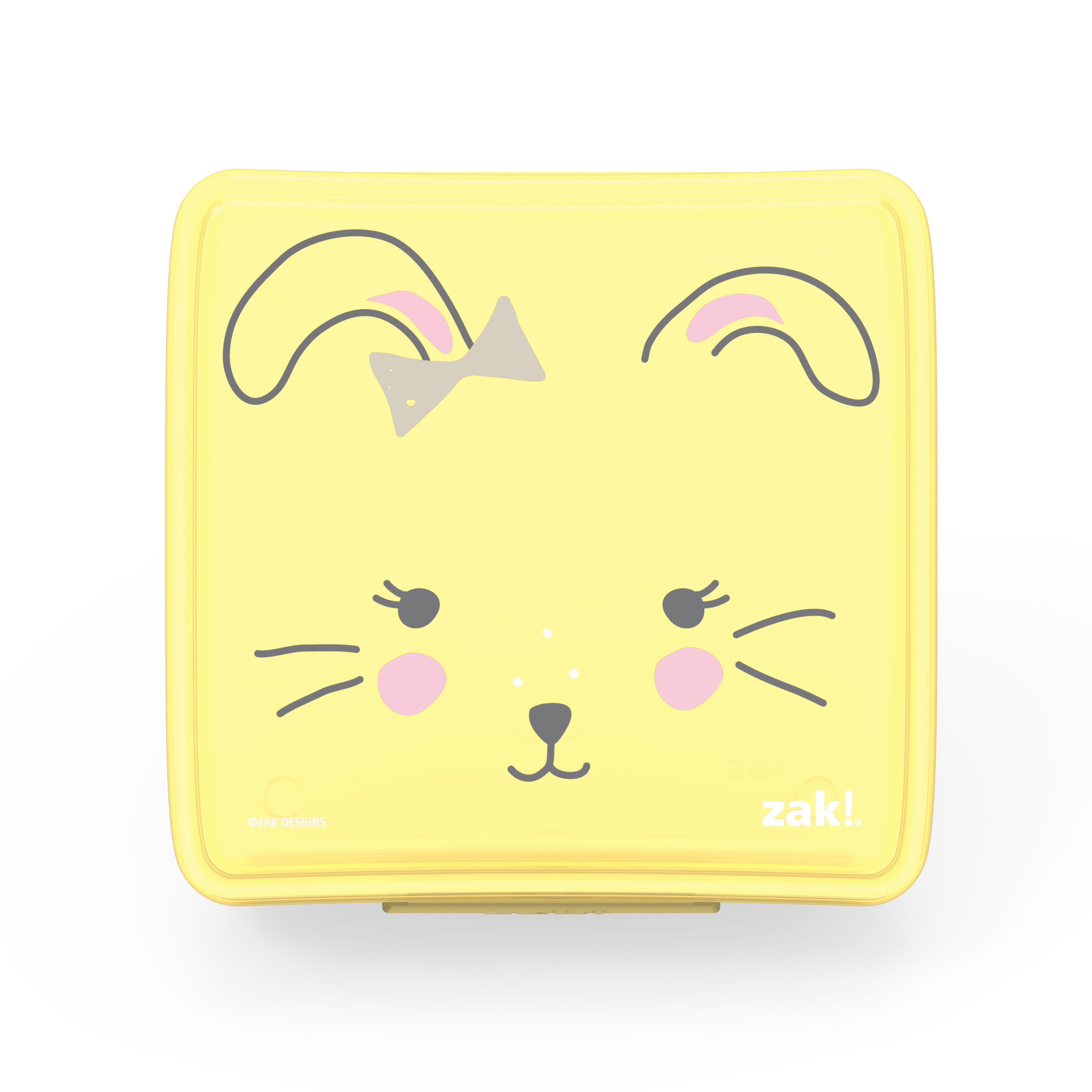 Soft Lines Reusable Hinged Food Container, Bunnies slideshow image 1 Soft Lines Reusable Hinged Food Container, Bunnies slideshow image 1