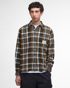 Hanley Relaxed Long-Sleeved Shirt Olive