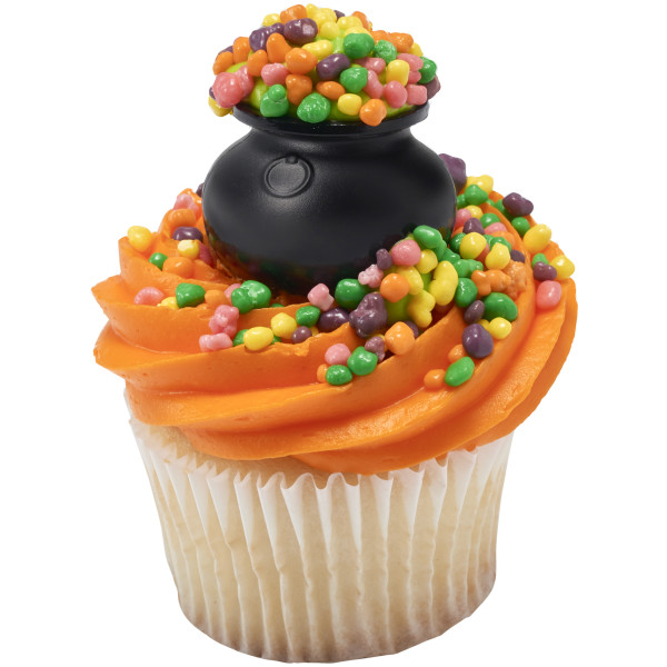 Small Cauldron Cupcake Layon