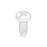 Combination Pan Head Pilot Point Mounting Screws 12-24 Nominal Size Zinc Plated Package of 1000