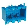 Blue Polycarbonate Outlet Box