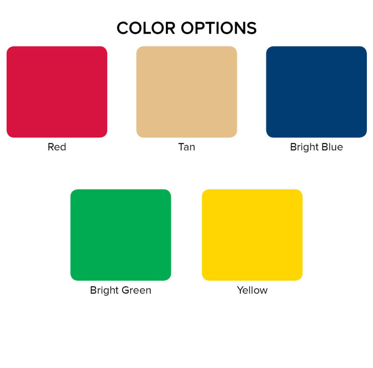Traex ABS School Compartment Tray Color Options