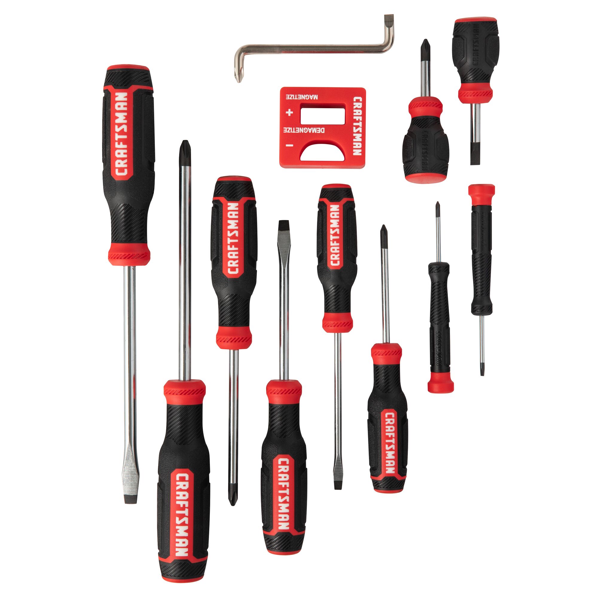 View of CRAFTSMAN Screwdrivers: Bi-Material on white background