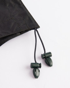 Waxed Cotton Plain Hood Sage