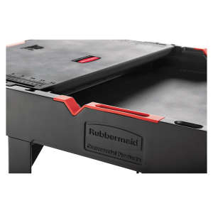 Rubbermaid Commercial, Heavy Duty Adaptable, Medium, Utility Cart, Black