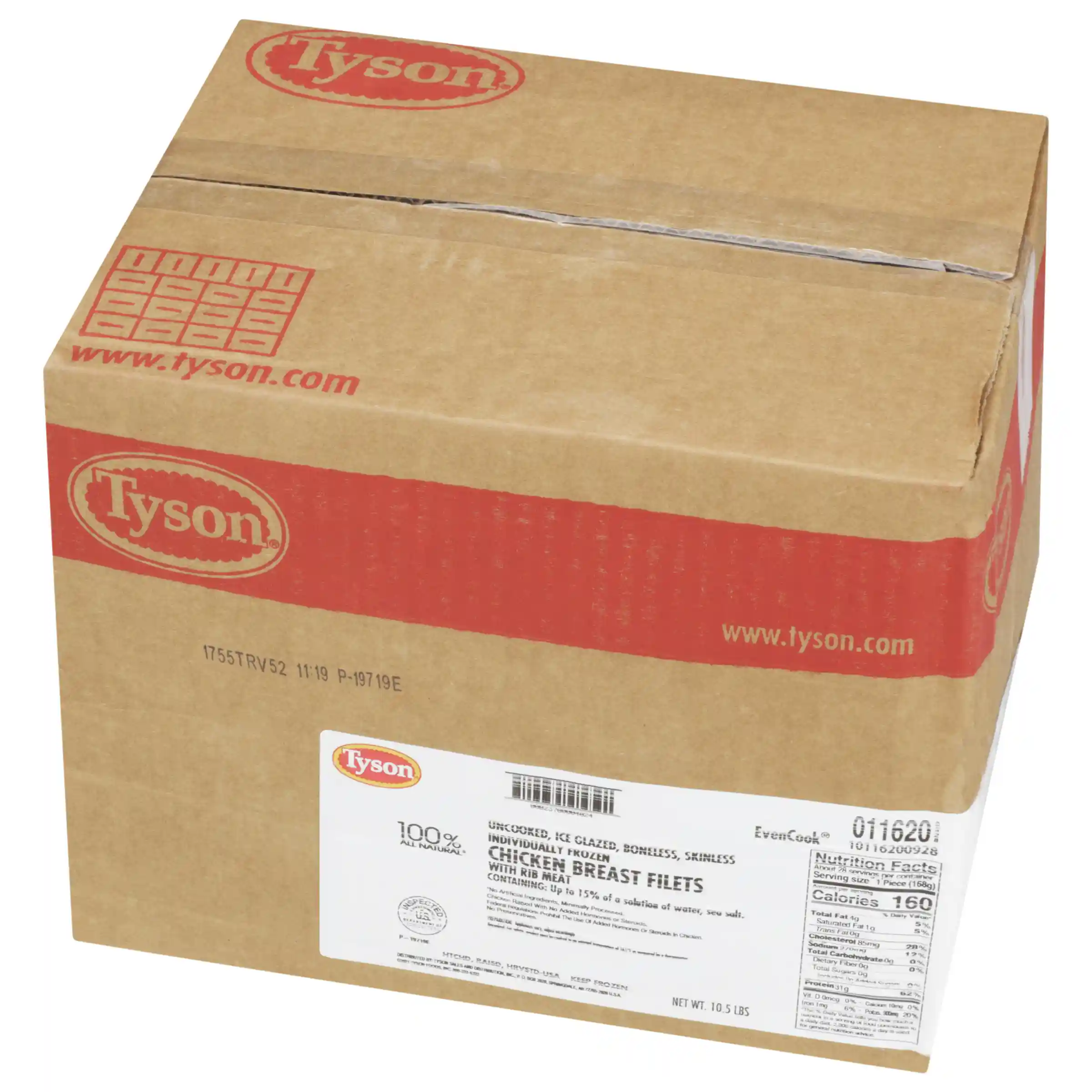 Tyson® EvenCook® IF Unbreaded Boneless Skinless Chicken Breast Filets, 6 oz._image_5