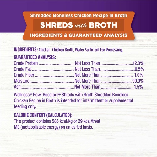 <p>Chicken, Chicken Broth, Water Sufficient For Processing.</p>
