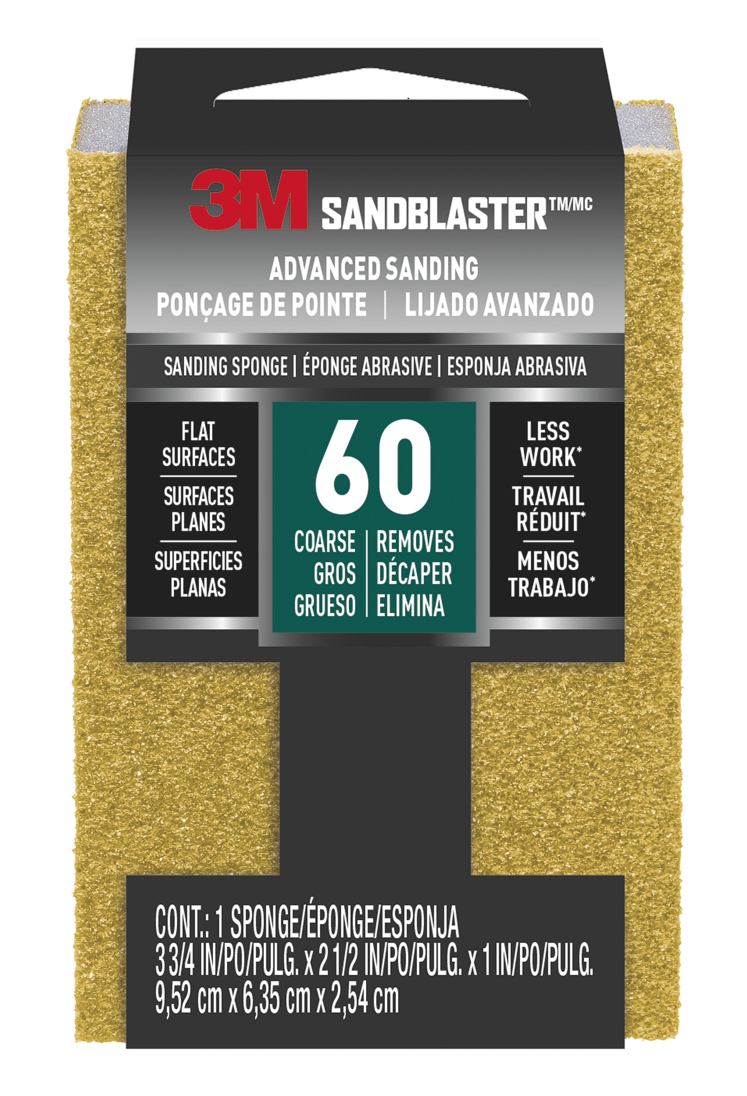 SKU 7100268068 | 3M™ SandBlaster™ Advanced Sanding Sanding Sponge 20909-60