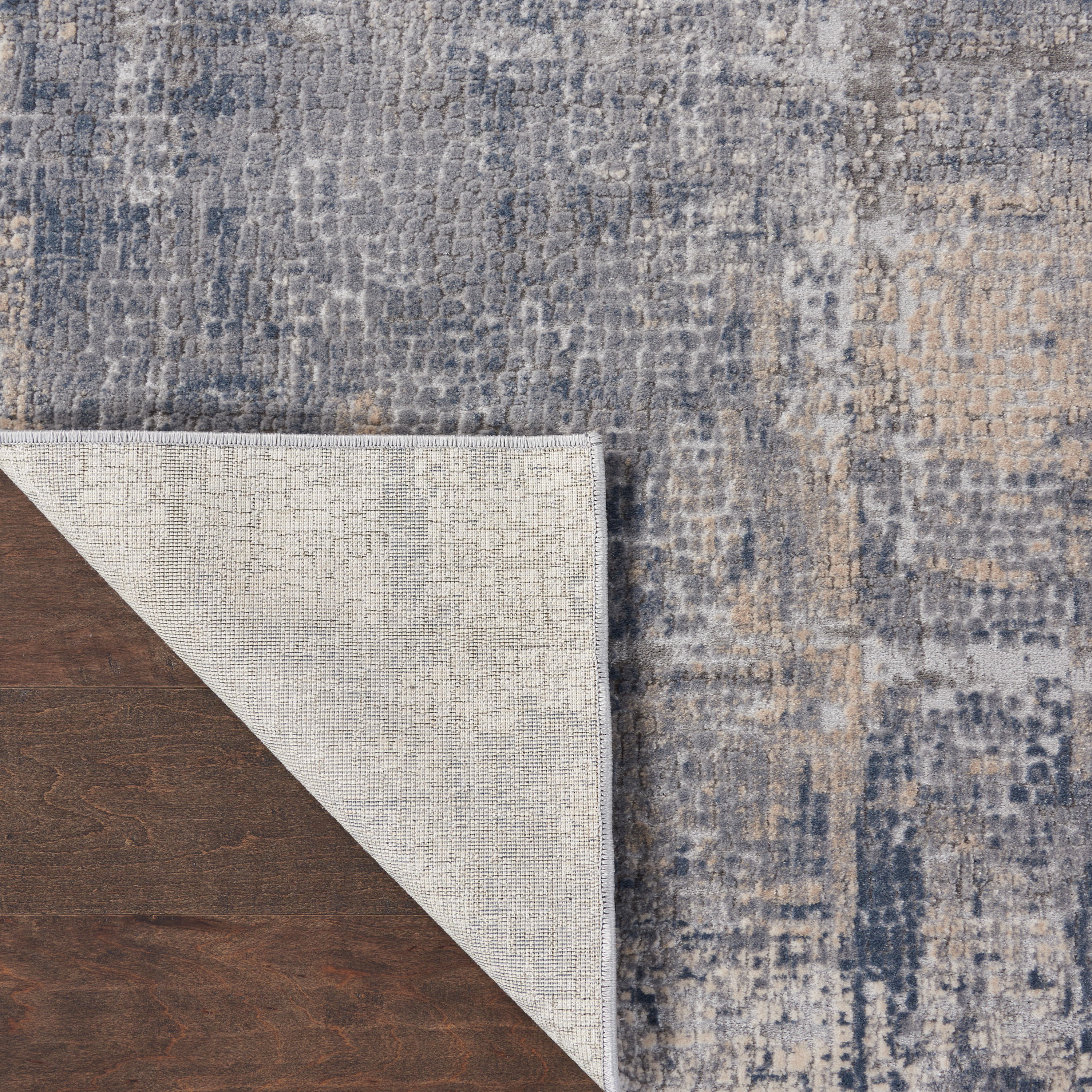 Nourison Rustic Textures 9'3" x 12'9" Grey Beige Modern Indoor Rug