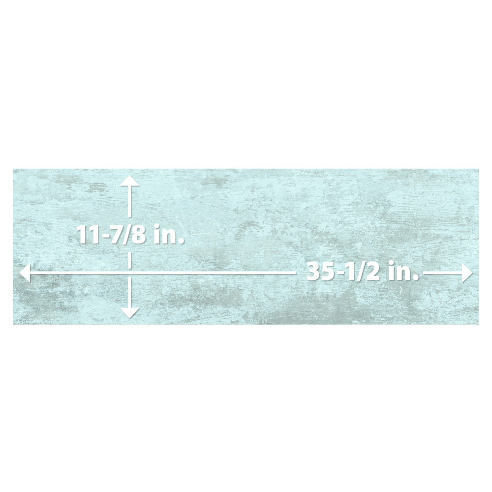 Habanera Azul 11-7/8 in. x 35-1/2 in. Ceramic Wall Tile