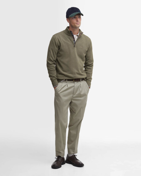 Pullover Cotton Half Zip