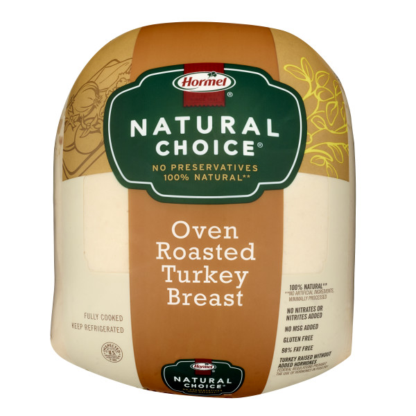 NATURAL CHOICE(r) Oven Roasted Turkey, 2pc . C1N1 - Front No Plunge In Package (Hi Res)