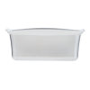 2.5-quart Miramar® contemporary stainless steel third-size food pan