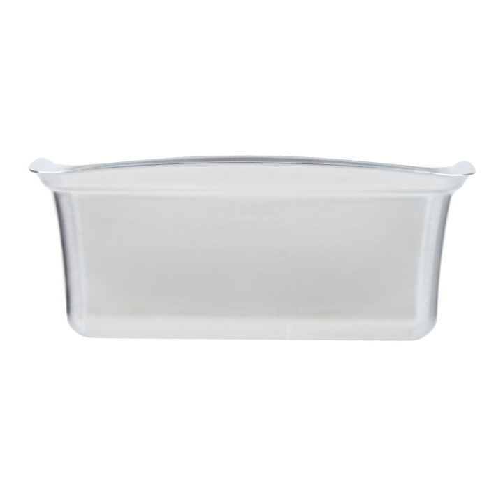 2.5-quart Miramar® contemporary stainless steel third-size food pan