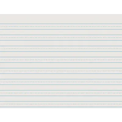 Pacon Newsprint Handwriting Paper, Skip-A-Line, Grade 3, 1/2