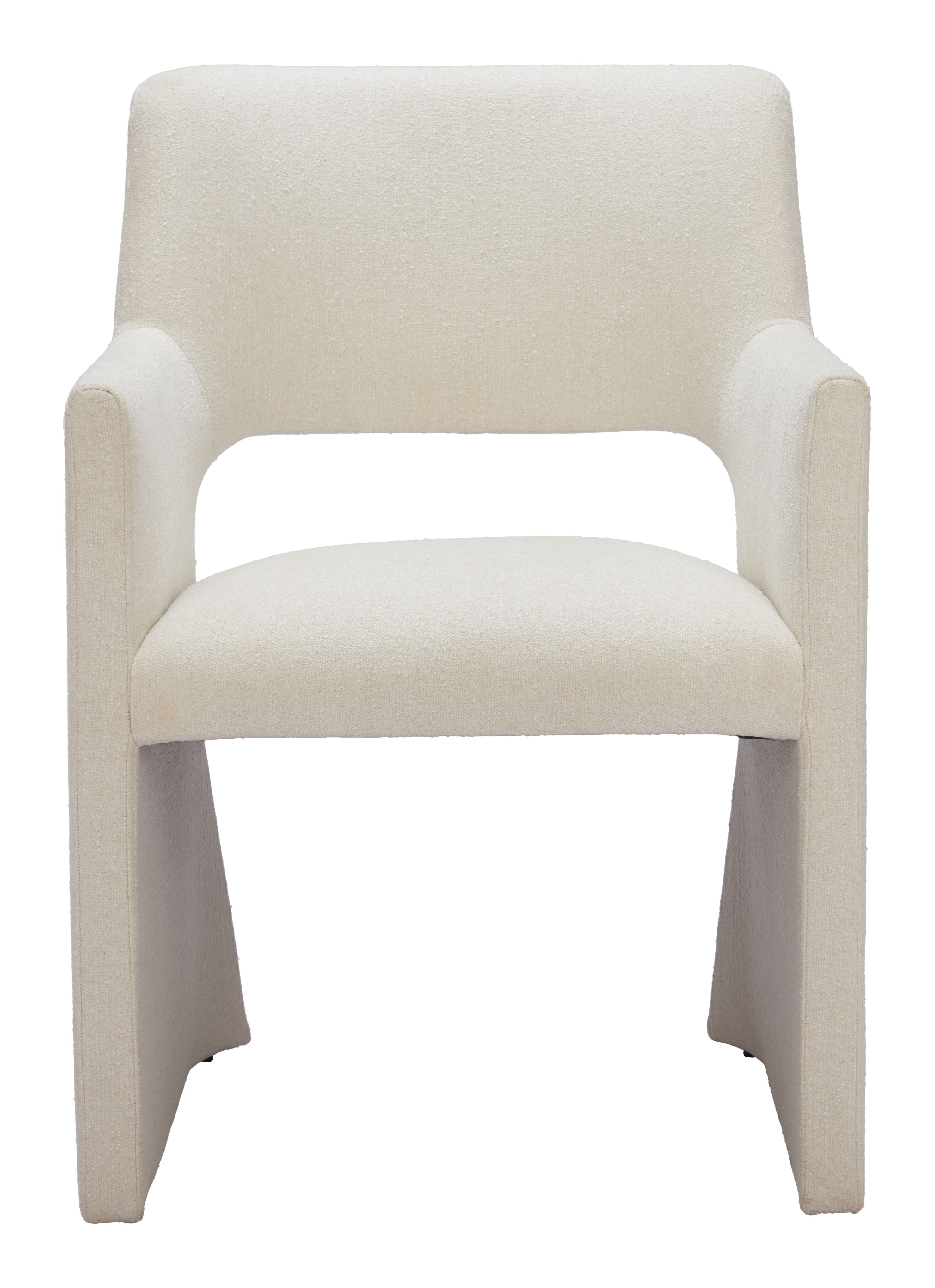Minet Dining Chair Linen White product image