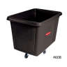 Rubbermaid Commercial, Cube Truck, 8 cu ft, Black
